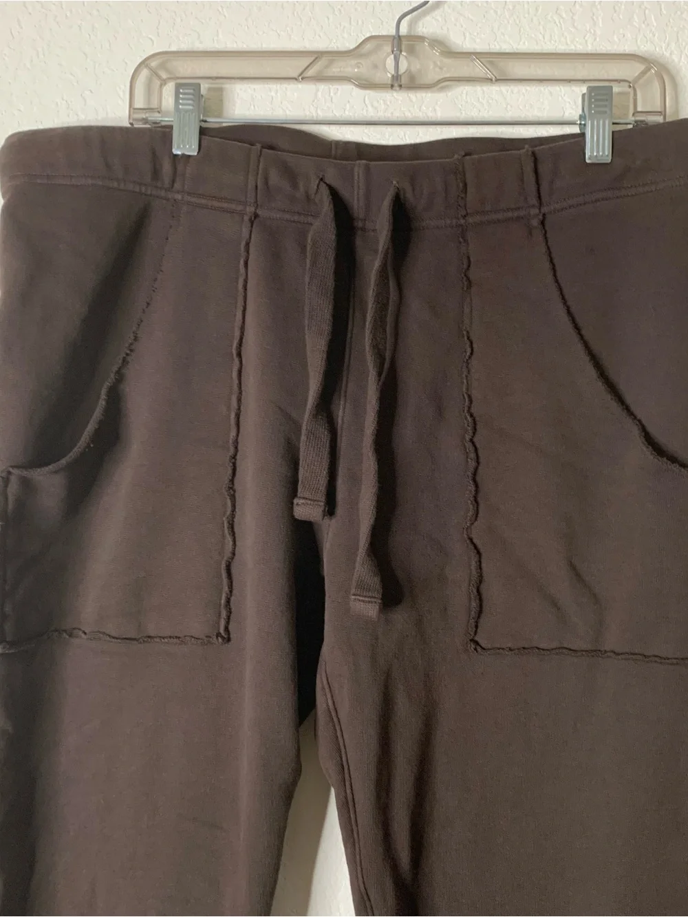 Frank & Eileen Womens Dark Brown Eamon Jogger Pants L